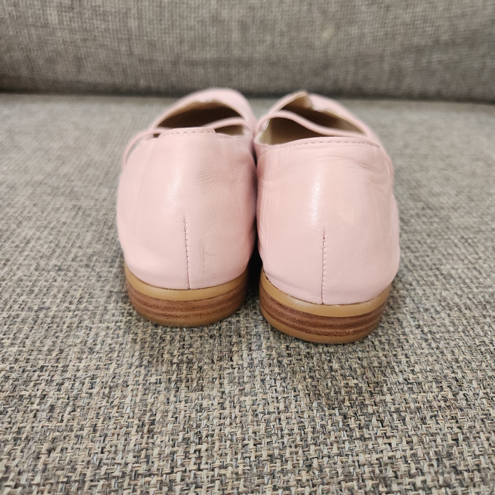 Nordstrom Pink Leather Mary Jane Flats - Picture 3 of 8